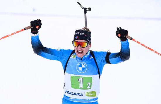 Slovenia Biathlon Worlds Single Mixed Relay