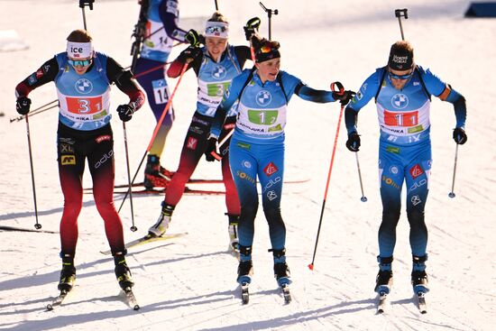 Slovenia Biathlon Worlds Single Mixed Relay