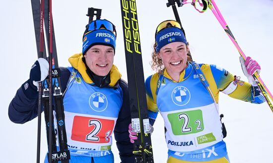 Slovenia Biathlon Worlds Single Mixed Relay