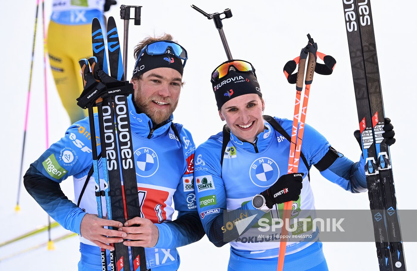 Slovenia Biathlon Worlds Single Mixed Relay