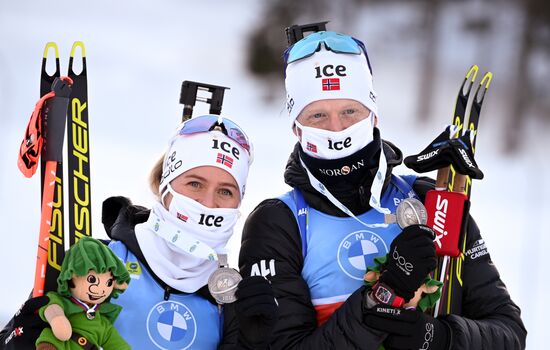 Slovenia Biathlon Worlds Single Mixed Relay