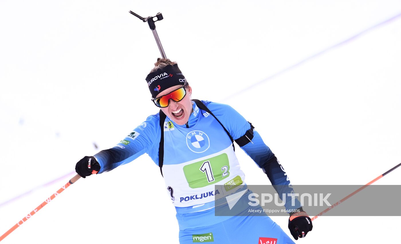 Slovenia Biathlon Worlds Single Mixed Relay