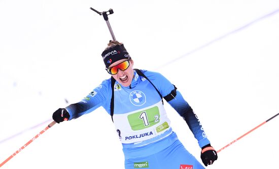 Slovenia Biathlon Worlds Single Mixed Relay
