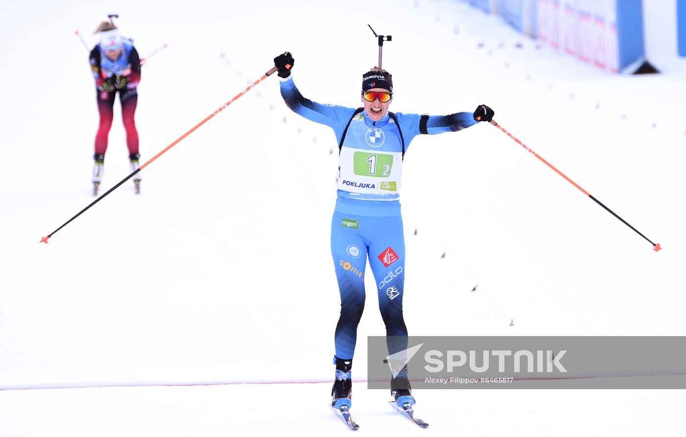 Slovenia Biathlon Worlds Single Mixed Relay
