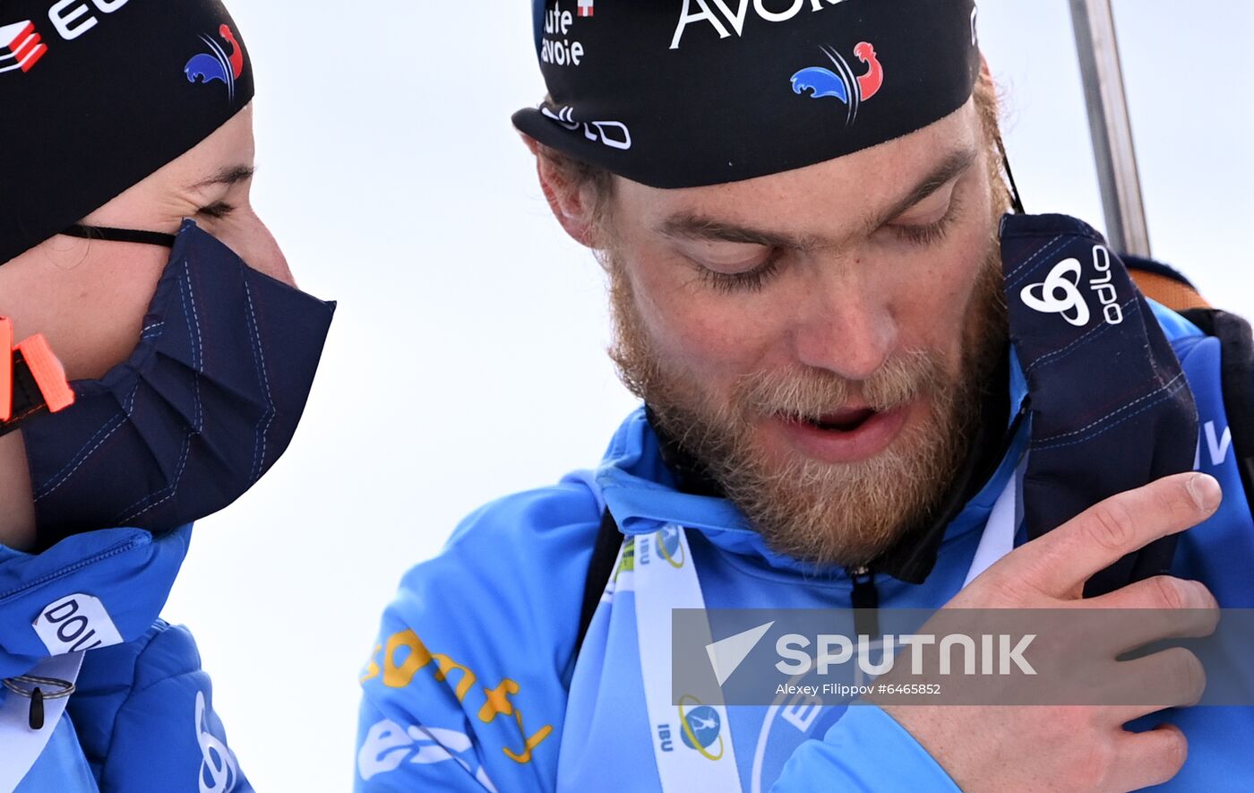 Slovenia Biathlon Worlds Single Mixed Relay