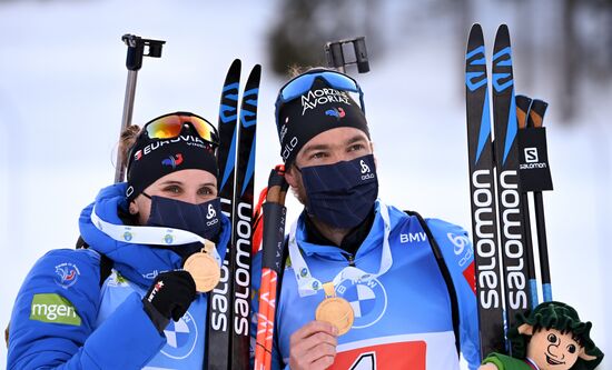 Slovenia Biathlon Worlds Single Mixed Relay