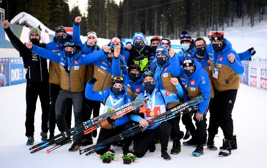 Slovenia Biathlon Worlds Single Mixed Relay