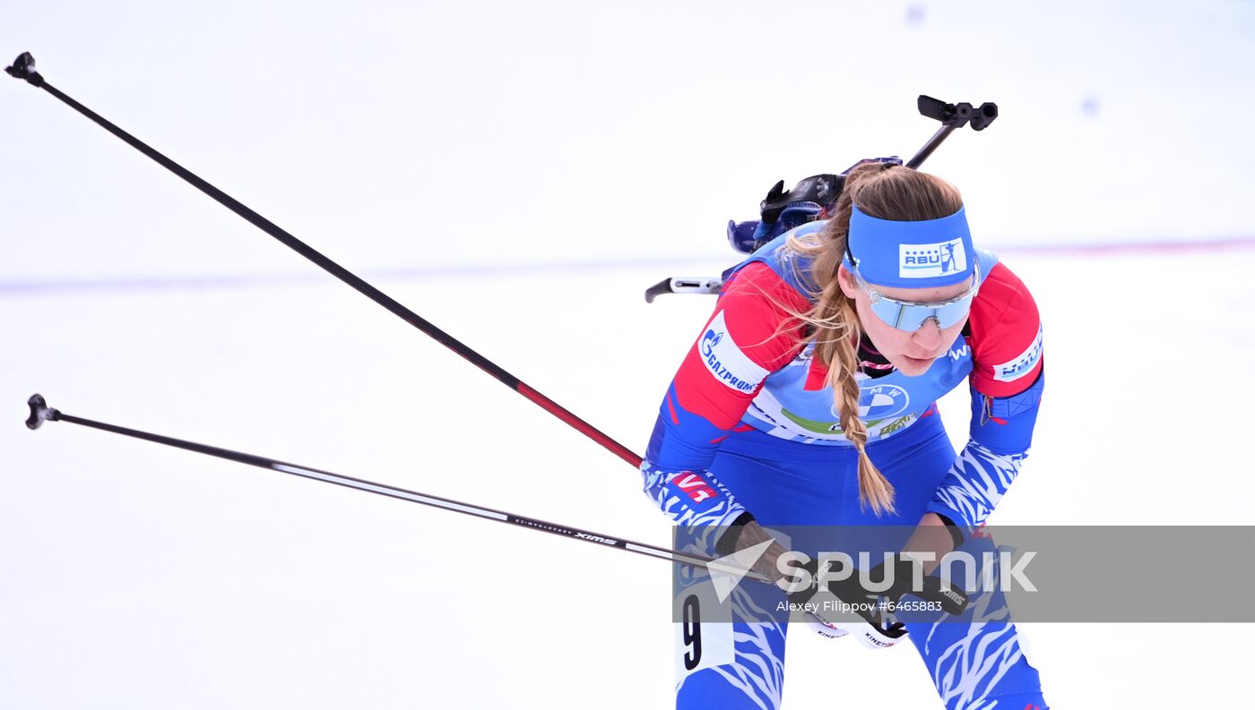 Slovenia Biathlon Worlds Single Mixed Relay