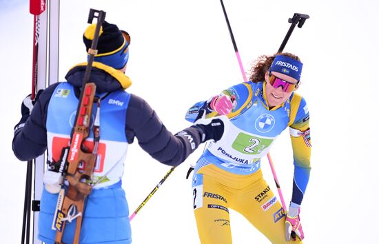 Slovenia Biathlon Worlds Single Mixed Relay