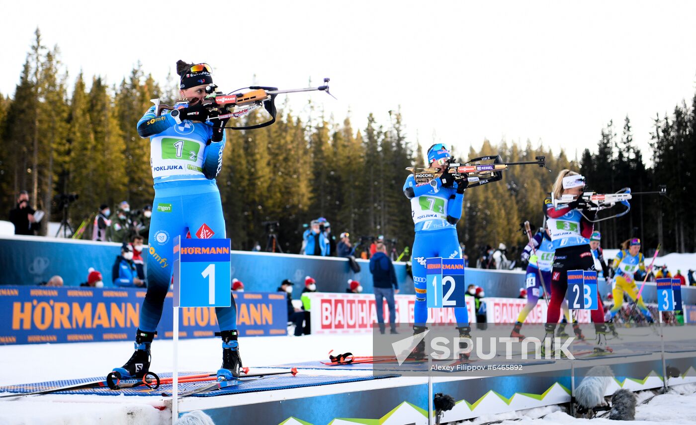 Slovenia Biathlon Worlds Single Mixed Relay