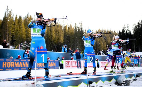 Slovenia Biathlon Worlds Single Mixed Relay