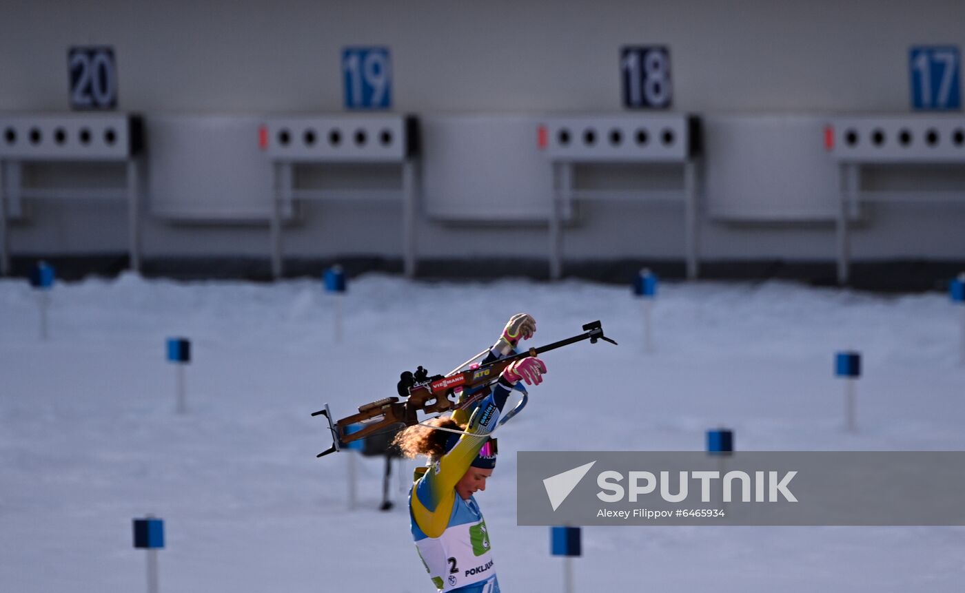 Slovenia Biathlon Worlds Single Mixed Relay