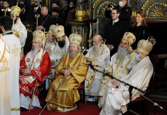 Serbia New Orthodox Patriarch Enthronement