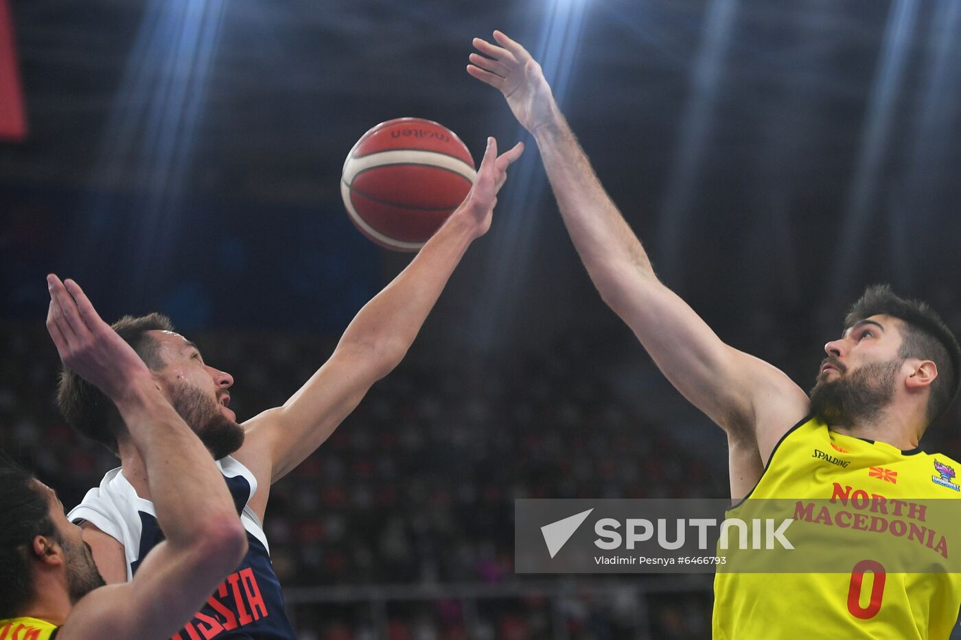 Russia Basketball Eurobasket Qualifiers Macedonia - Russia