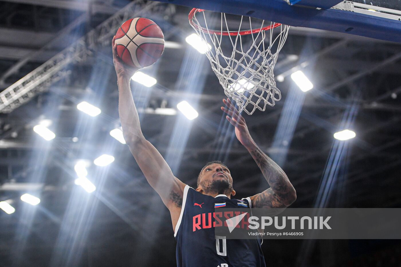 Russia Basketball Eurobasket Qualifiers Macedonia - Russia