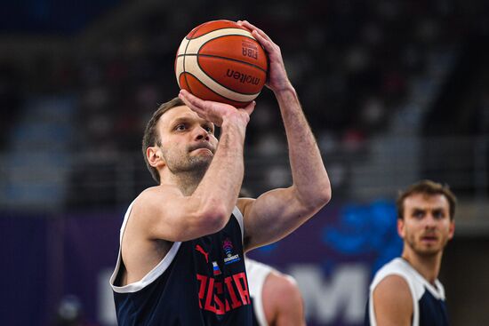 Russia Basketball Eurobasket Qualifiers Macedonia - Russia