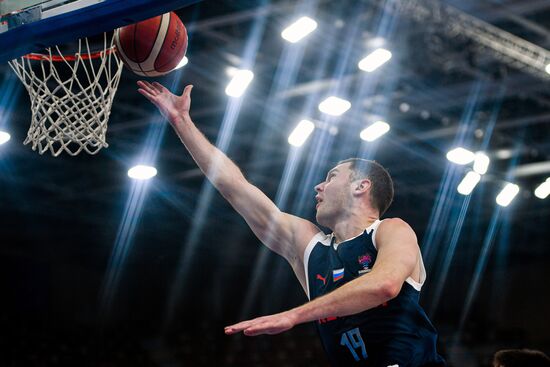 Russia Basketball Eurobasket Qualifiers Macedonia - Russia