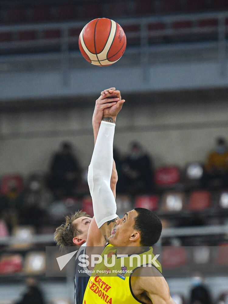 Russia Basketball Eurobasket Qualifiers Macedonia - Russia