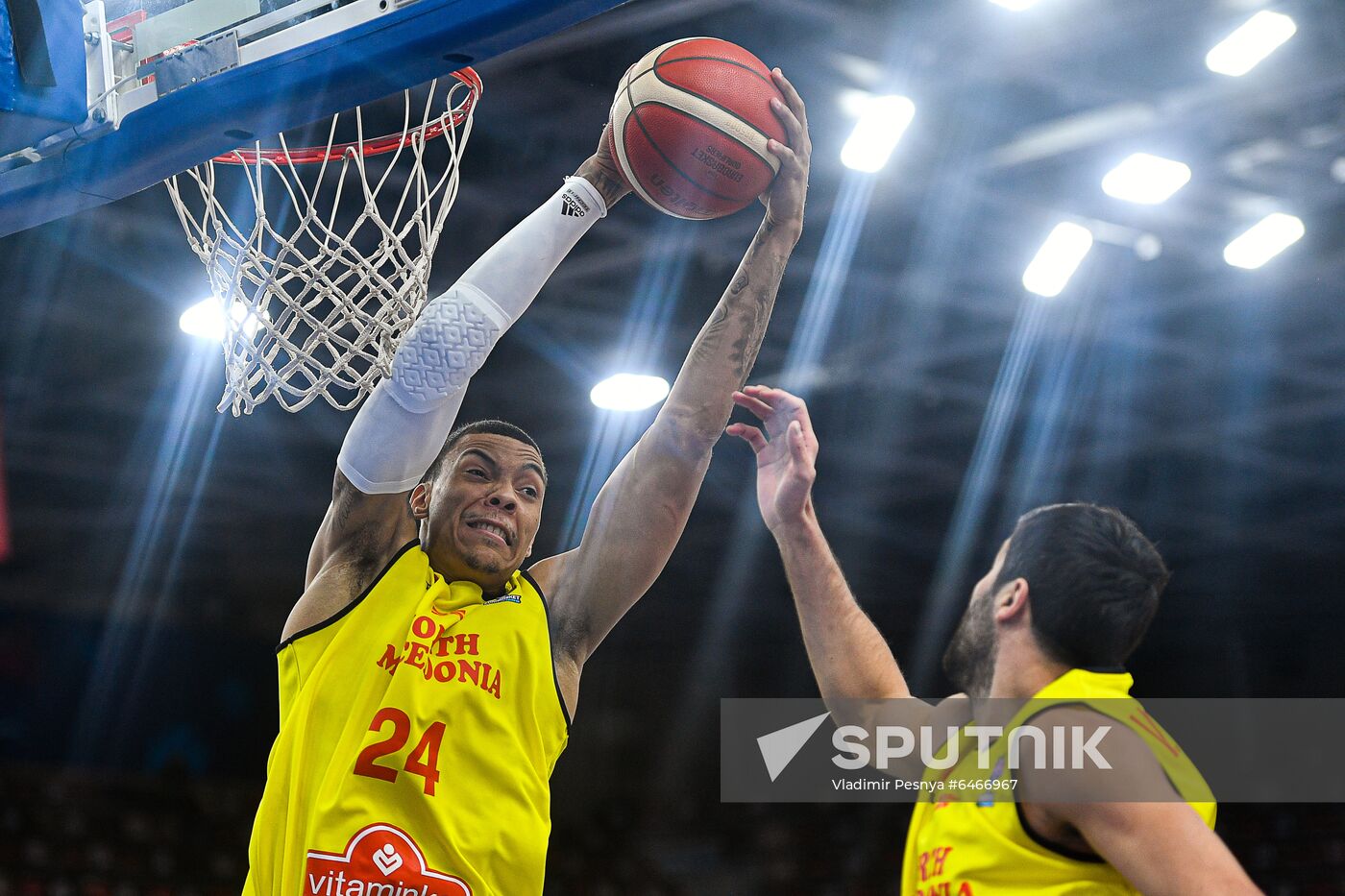 Russia Basketball Eurobasket Qualifiers Macedonia - Russia