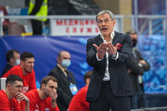 Russia Basketball Eurobasket Qualifiers Macedonia - Russia