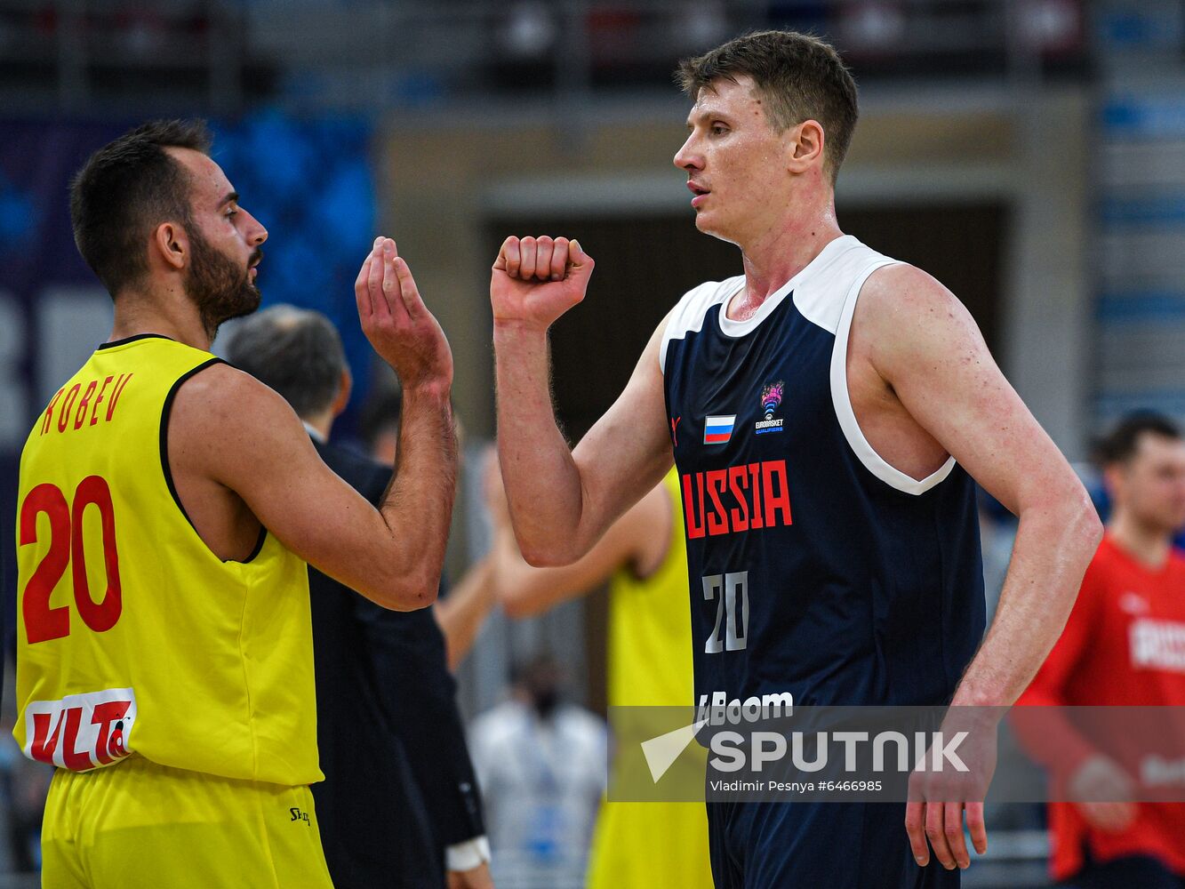 Russia Basketball Eurobasket Qualifiers Macedonia - Russia