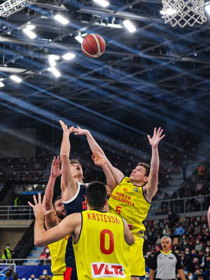 Russia Basketball Eurobasket Qualifiers Macedonia - Russia