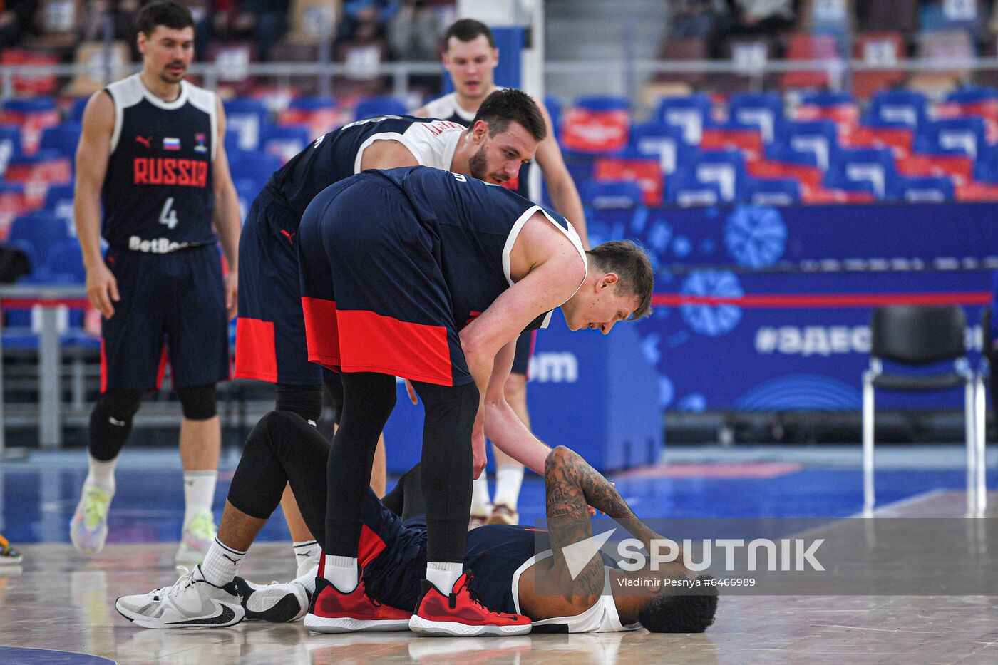 Russia Basketball Eurobasket Qualifiers Macedonia - Russia