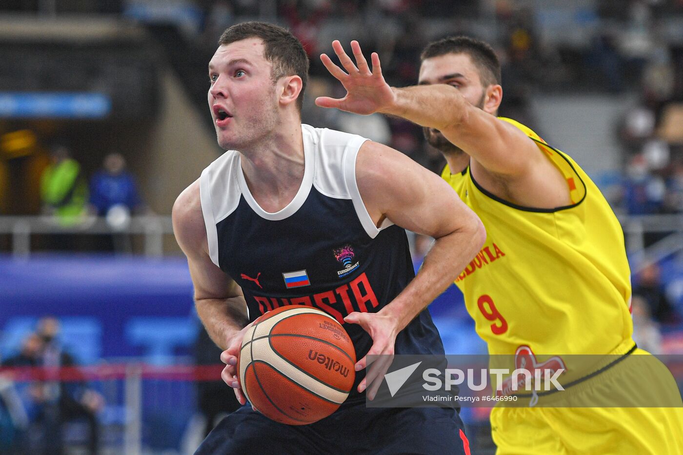 Russia Basketball Eurobasket Qualifiers Macedonia - Russia