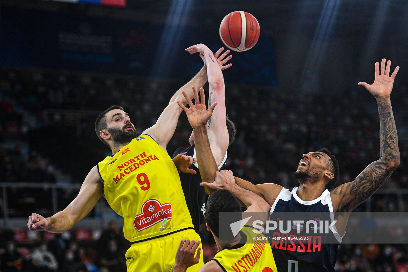 Russia Basketball Eurobasket Qualifiers Macedonia - Russia