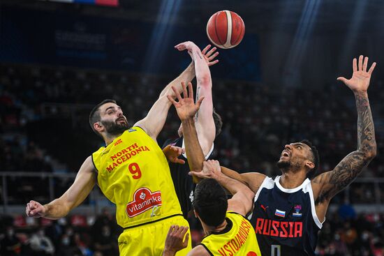 Russia Basketball Eurobasket Qualifiers Macedonia - Russia