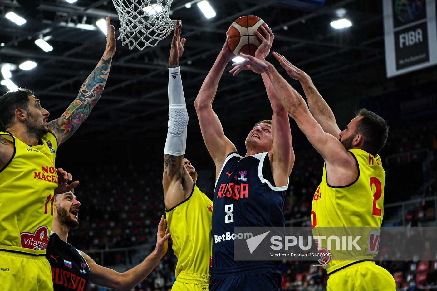 Russia Basketball Eurobasket Qualifiers Macedonia - Russia