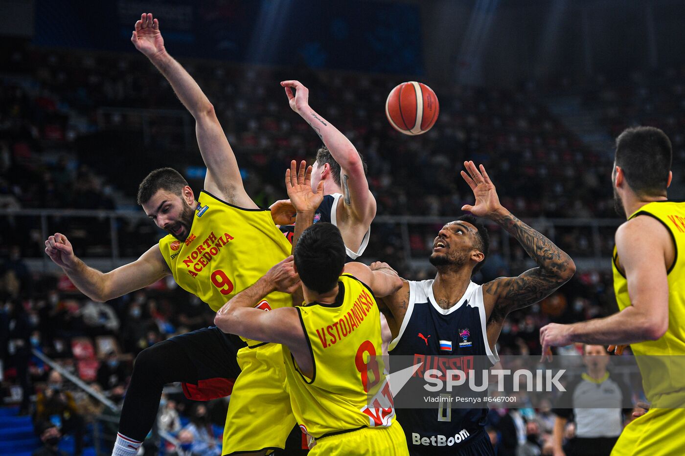 Russia Basketball Eurobasket Qualifiers Macedonia - Russia