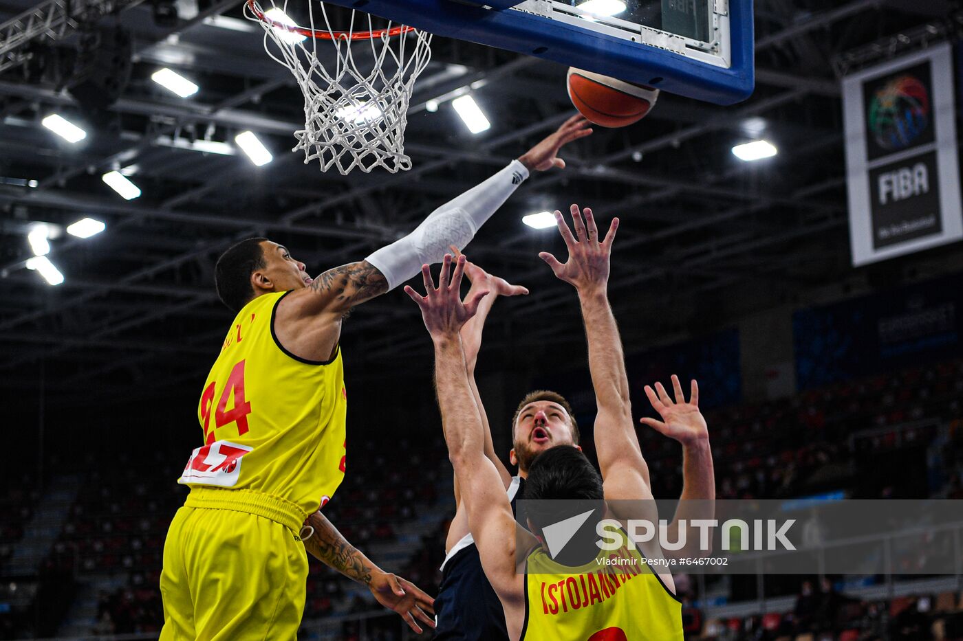 Russia Basketball Eurobasket Qualifiers Macedonia - Russia