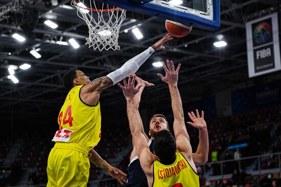 Russia Basketball Eurobasket Qualifiers Macedonia - Russia