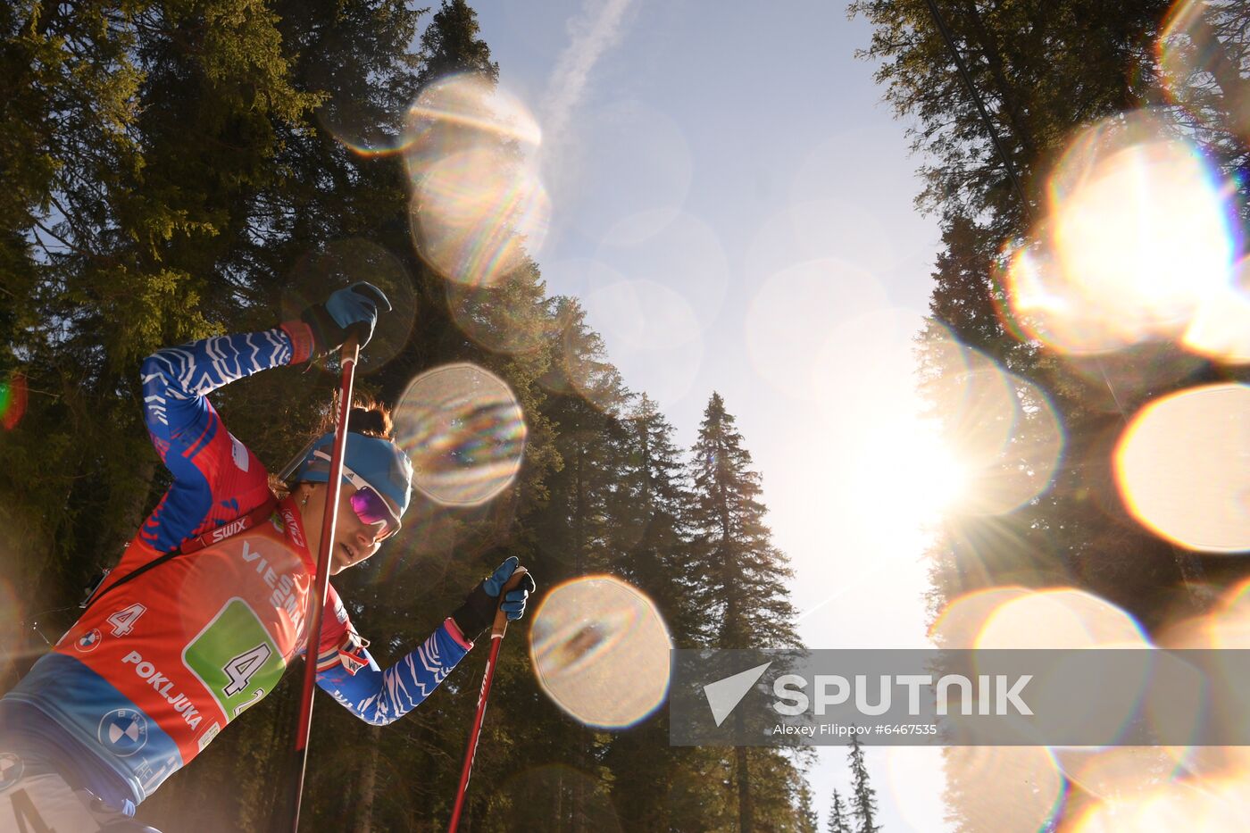 Slovenia Biathlon Worlds Women Relay
