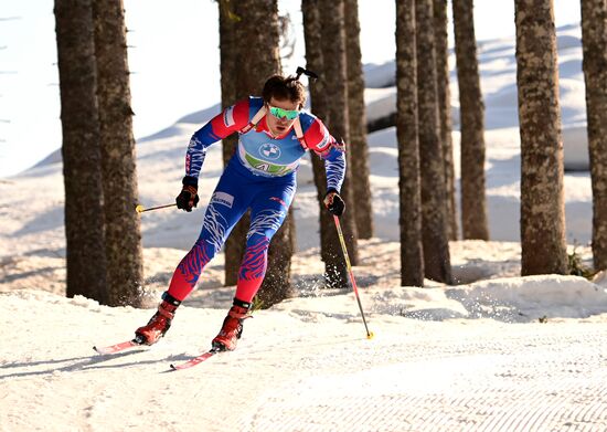 Slovenia Biathlon Worlds Men Relay