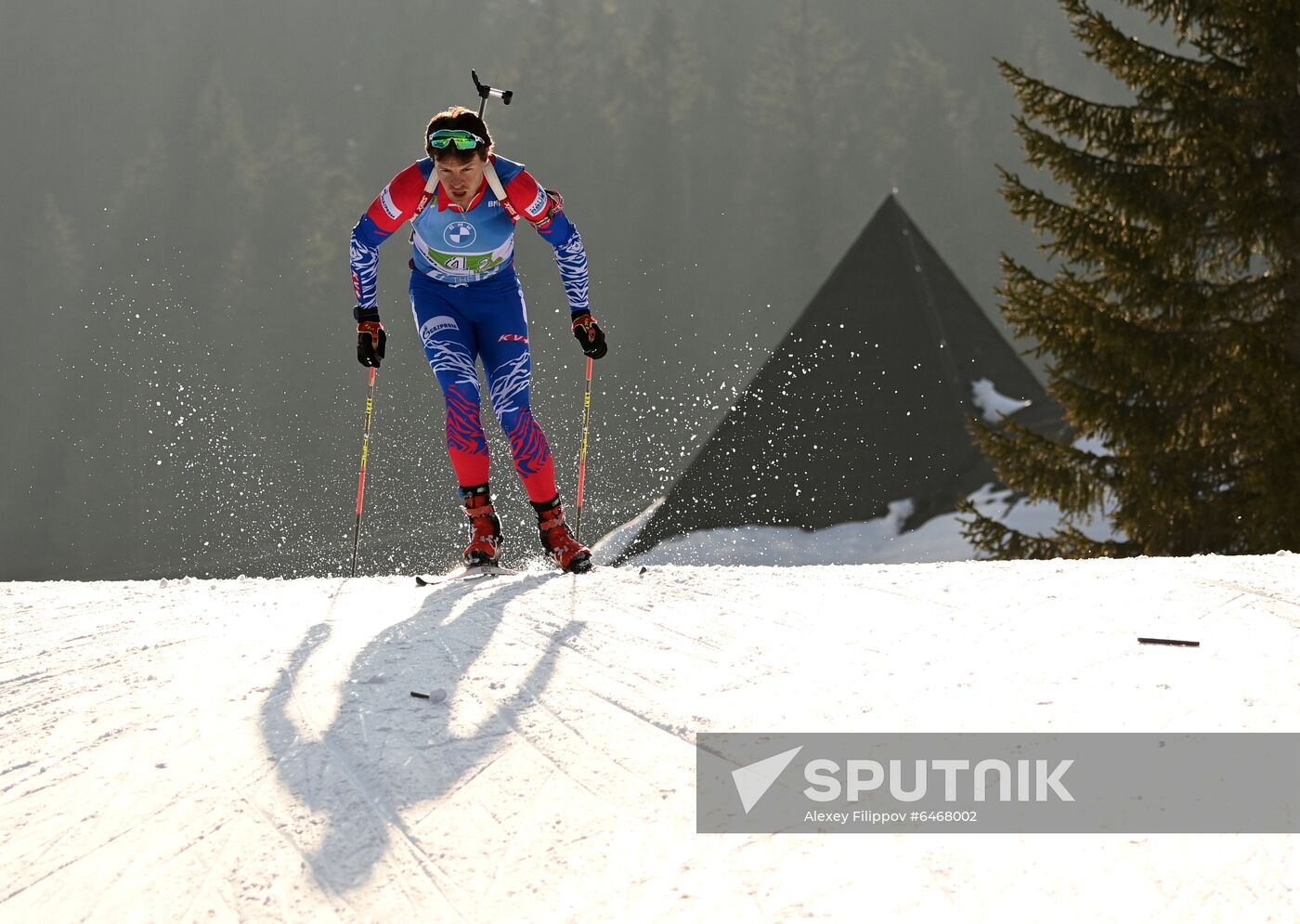 Slovenia Biathlon Worlds Men Relay