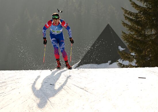 Slovenia Biathlon Worlds Men Relay