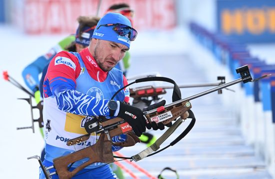 Slovenia Biathlon Worlds Men Relay
