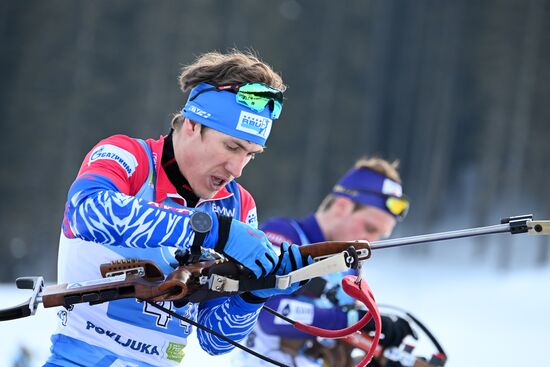 Slovenia Biathlon Worlds Men Relay