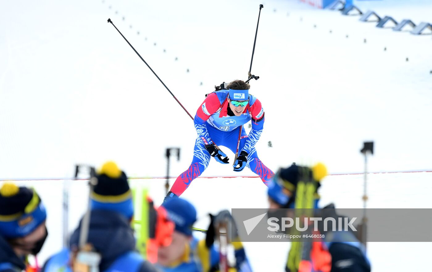 Slovenia Biathlon Worlds Men Relay