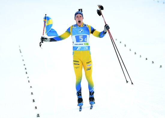 Slovenia Biathlon Worlds Men Relay