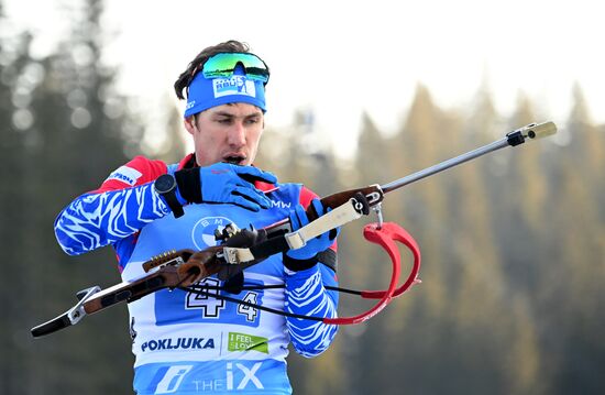 Slovenia Biathlon Worlds Men Relay