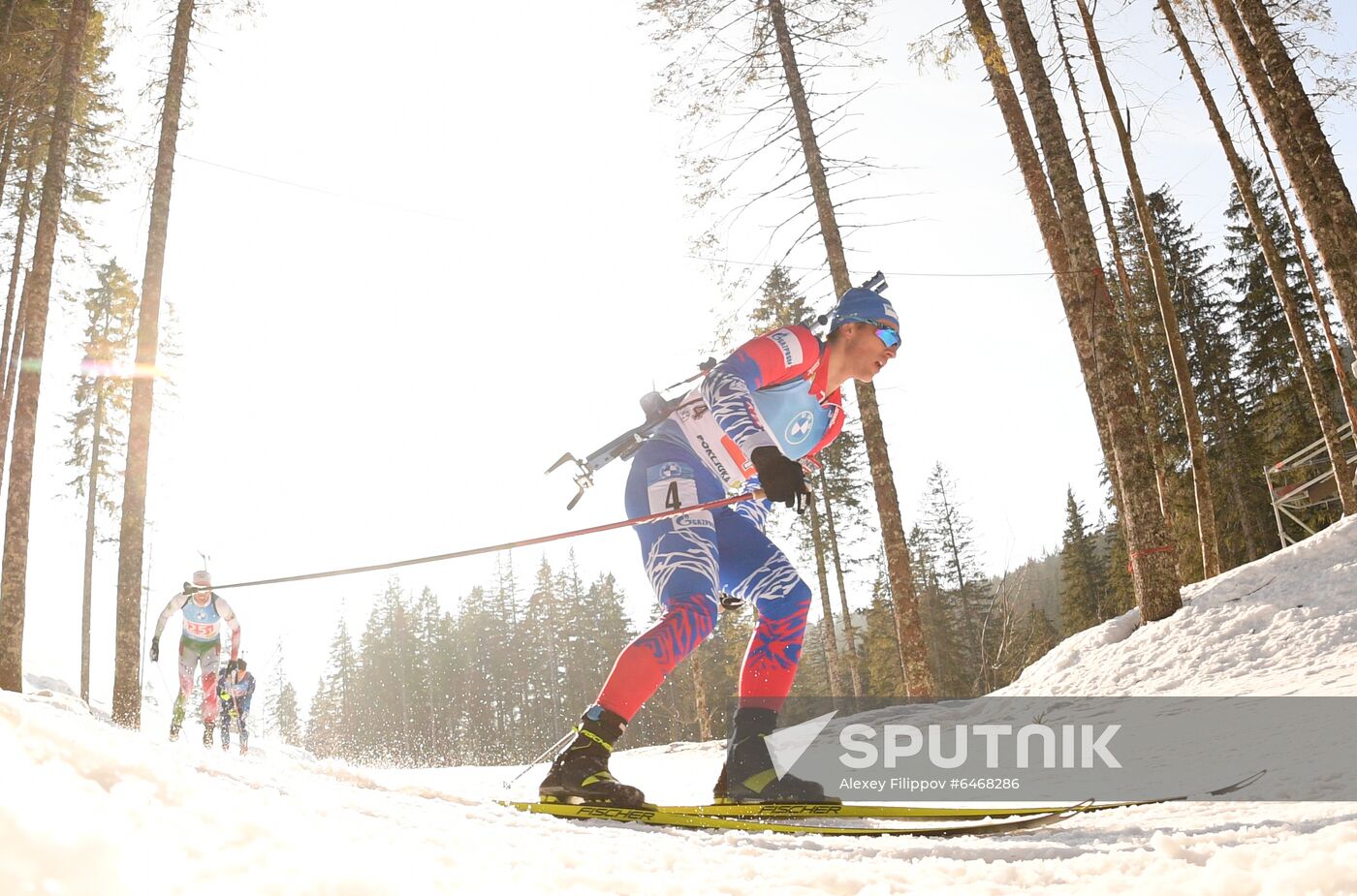 Slovenia Biathlon Worlds Men Relay