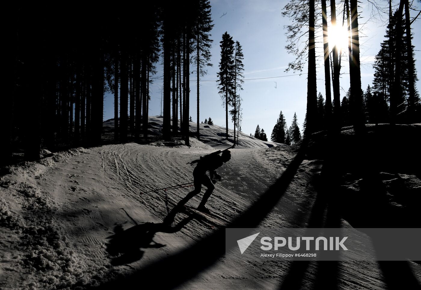 Slovenia Biathlon Worlds Men Relay