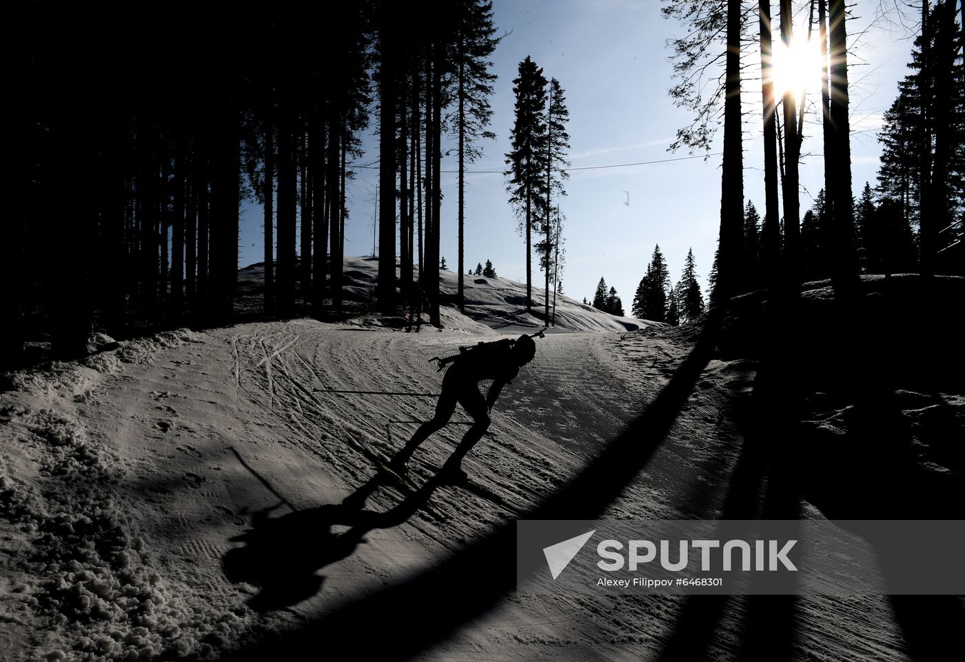 Slovenia Biathlon Worlds Men Relay