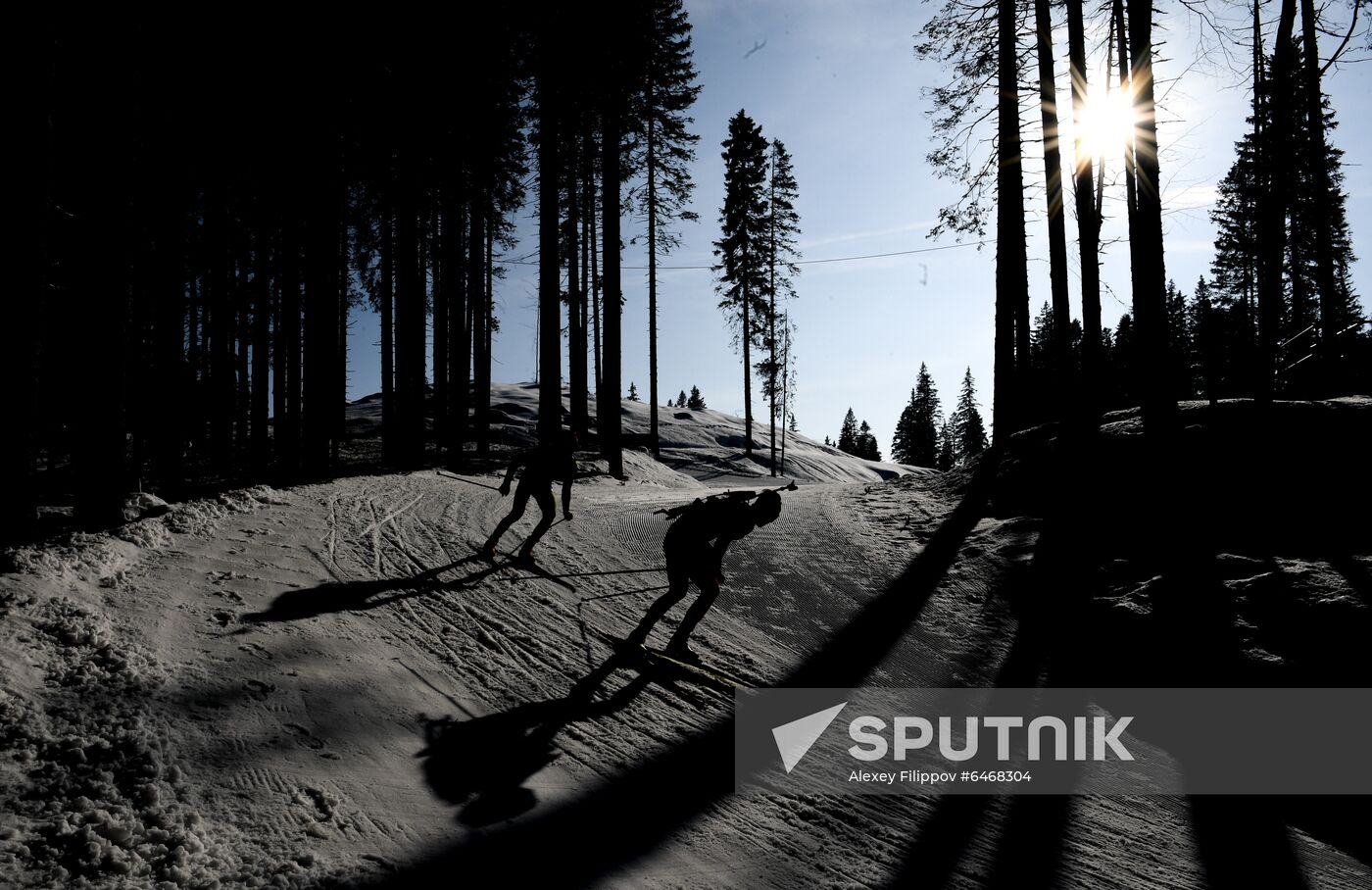 Slovenia Biathlon Worlds Men Relay