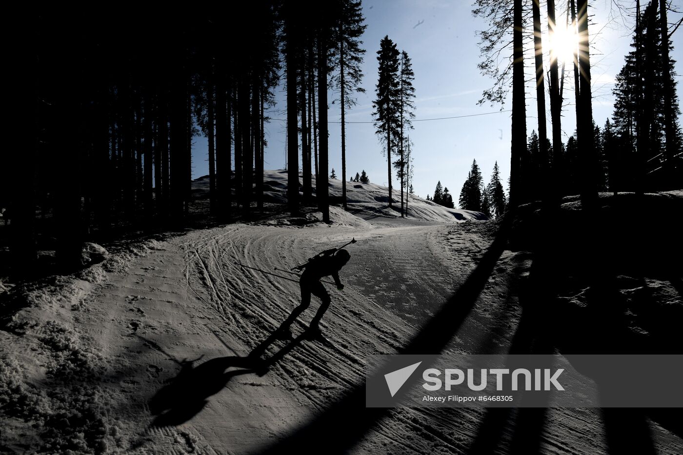 Slovenia Biathlon Worlds Men Relay