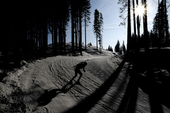 Slovenia Biathlon Worlds Men Relay