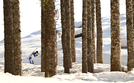 Slovenia Biathlon Worlds Men Relay
